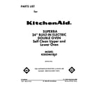 KitchenAid KEBS246XBL0 front cover diagram