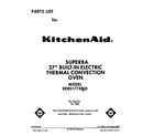 KitchenAid KEBS177XWH0 front cover diagram
