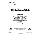 KitchenAid KEBI241XBL0 front cover diagram