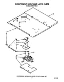 Component shelf and latch