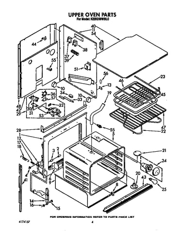 Upper oven