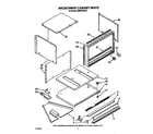 KitchenAid KEMI300VBL5 microwave cabinet diagram