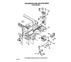 KitchenAid KEMI300VBL5 magnetron and air flow diagram