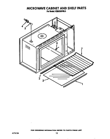 Microwave cabinet and shelf