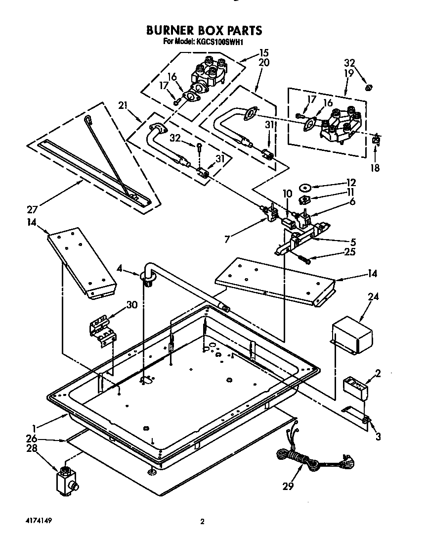 BURNER BOX PARTS