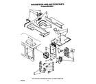 KitchenAid KHMC106WWH1 magnetron and air flow diagram