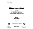 KitchenAid KEBS176WBL2 front cover diagram