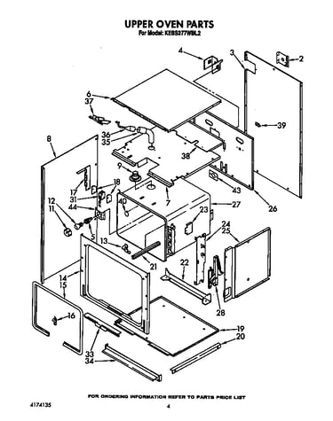 Upper oven