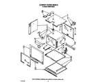 KitchenAid KEBS277WWH2 lower oven diagram
