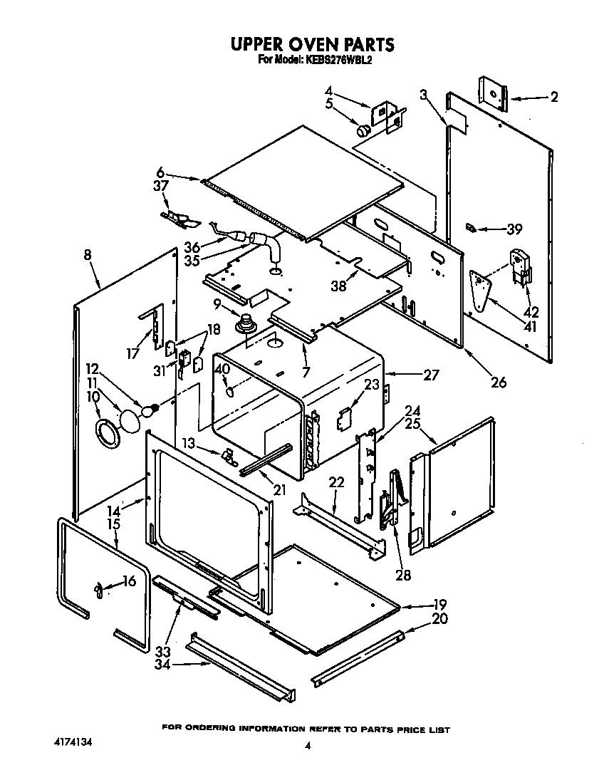 Upper oven