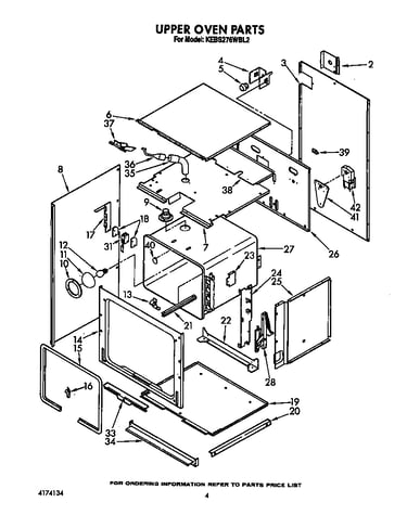 Upper oven