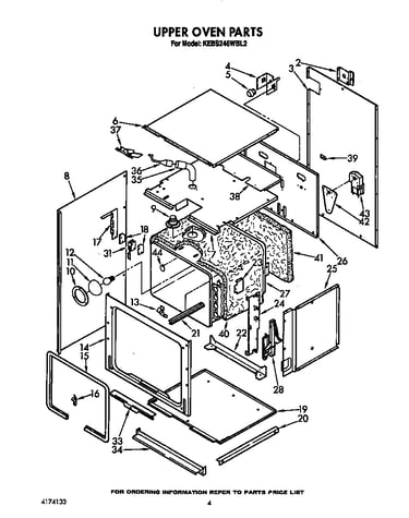 Upper oven