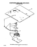 Component shelf and latch