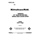KitchenAid KEBI171WBL2 front cover diagram
