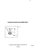 Complete sealed gas burner