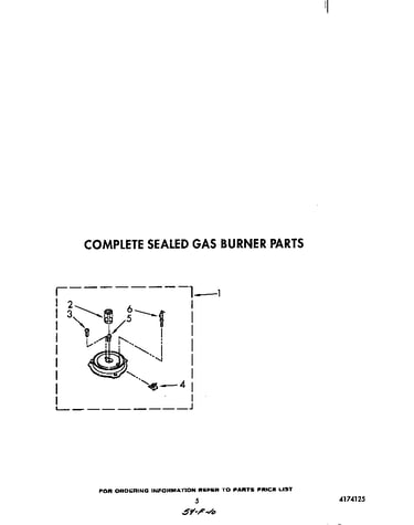 Complete sealed gas burner