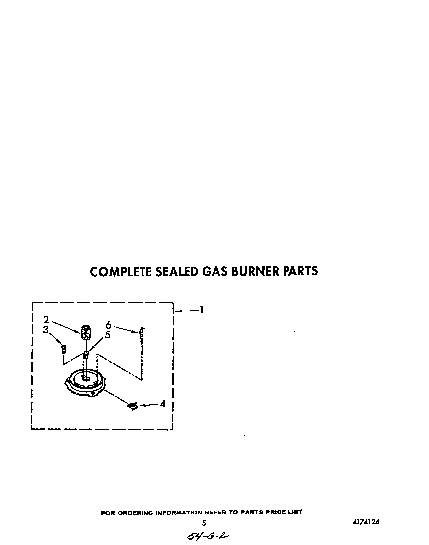 COMPLETE SEALED GAS BURNER