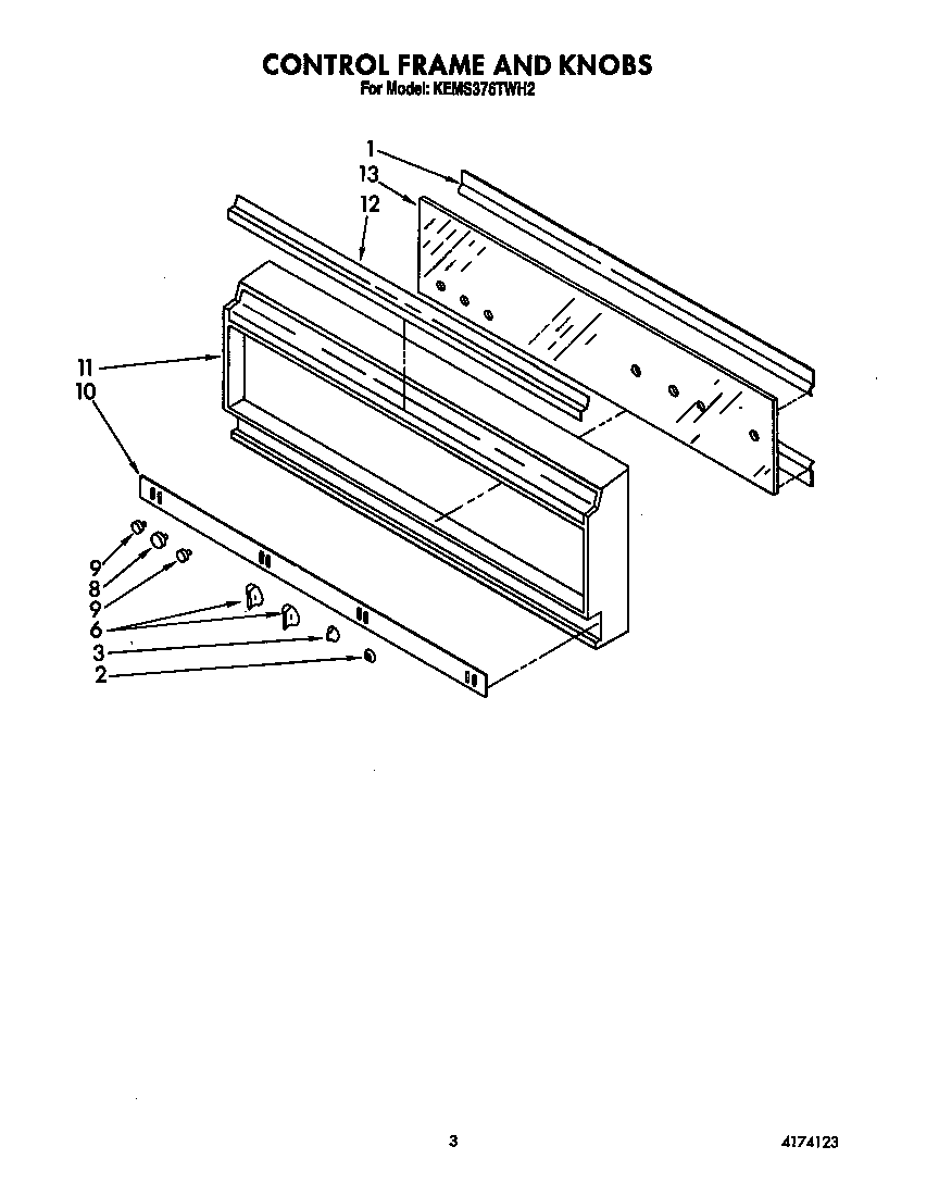 CONTROL FRAME AND KNOB