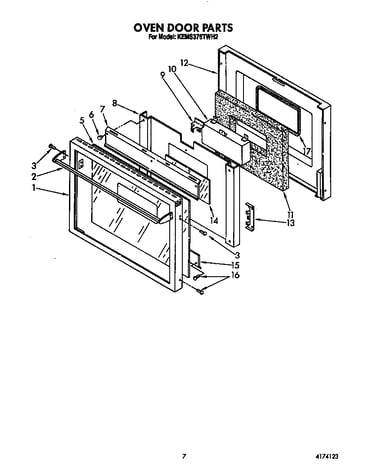Oven door
