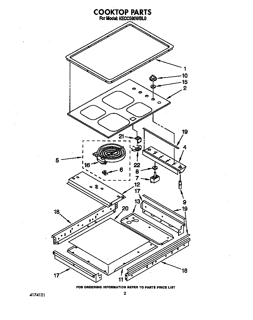 Cooktop parts