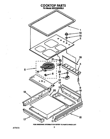 Cooktop parts