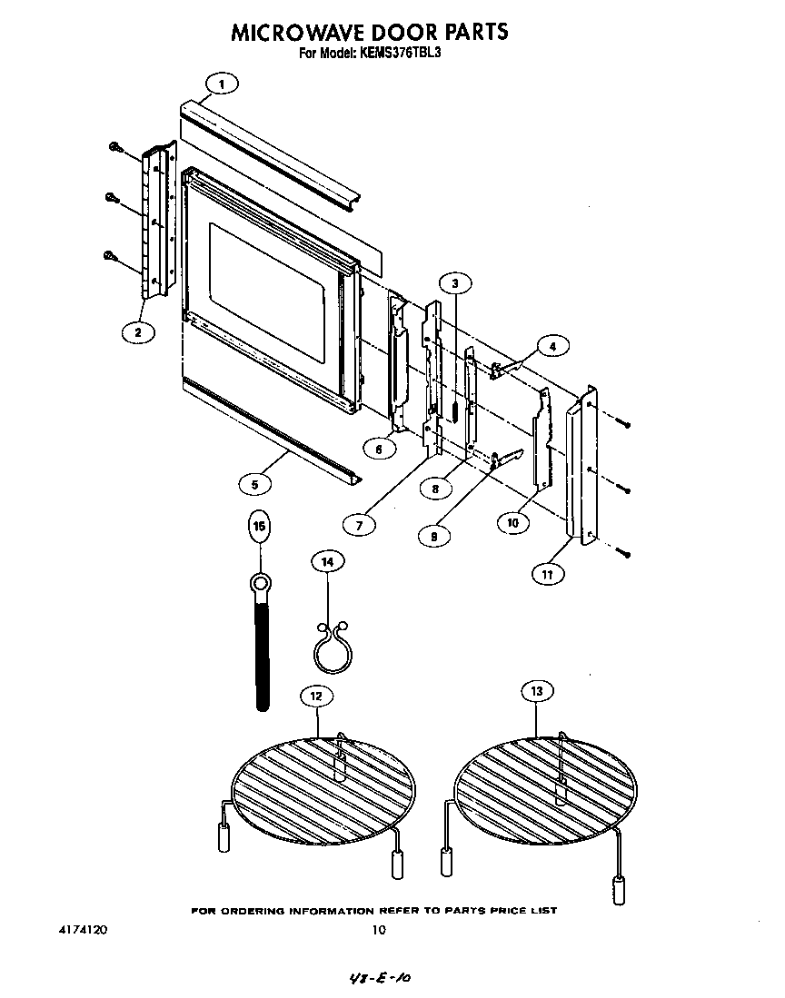 Microwave door