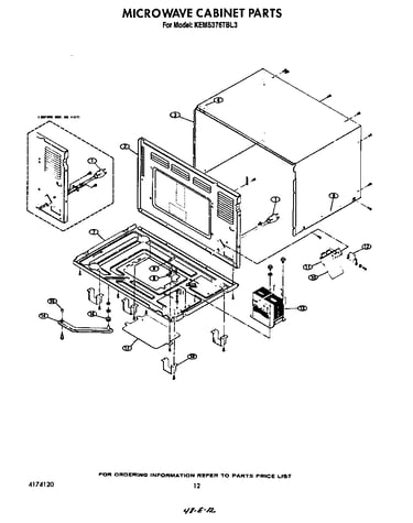 Microwave cabinet