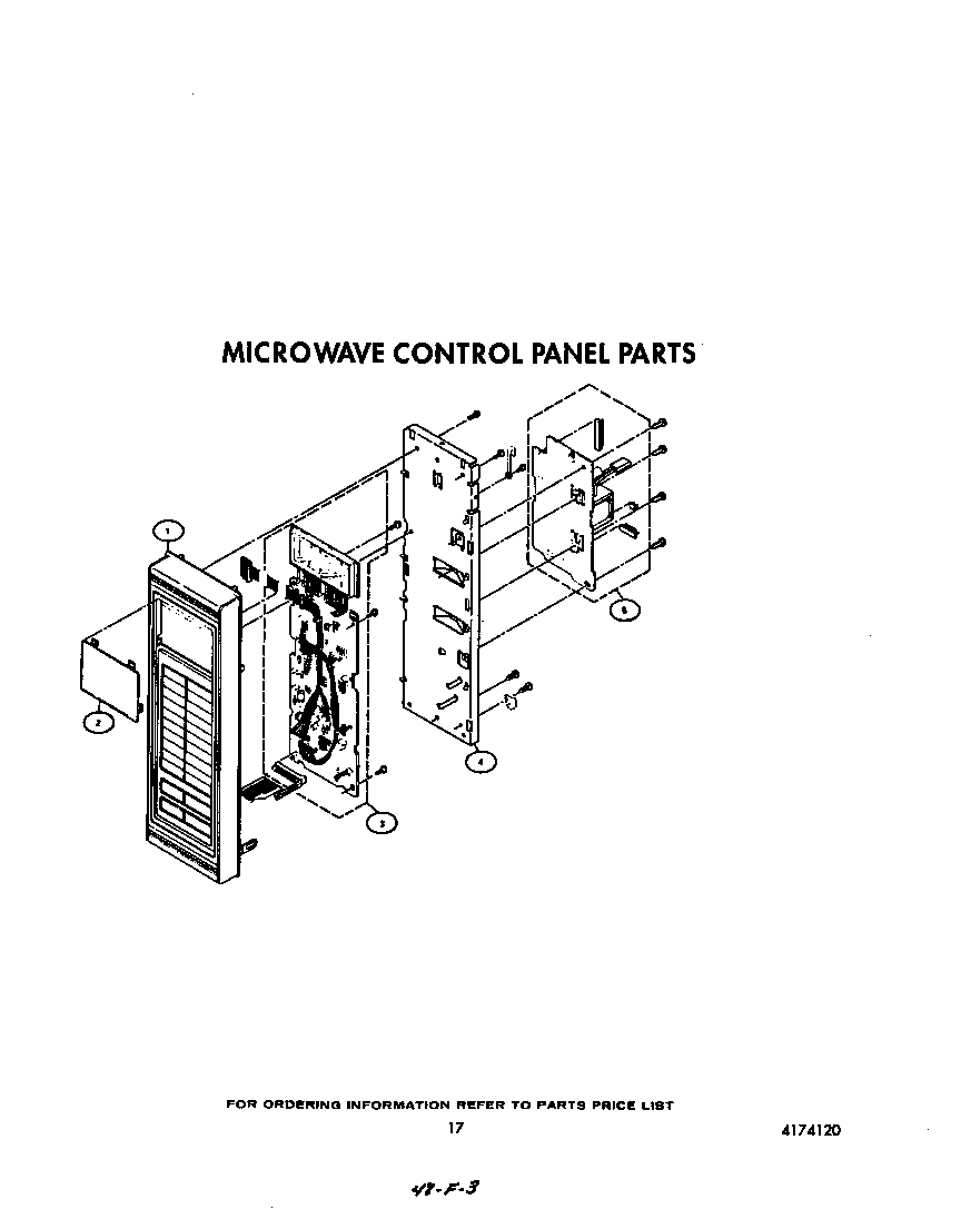 Microwave control panel