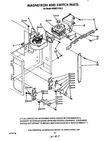 Magnetron and switch