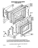 Microwave door