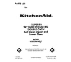 KitchenAid KEBS246WBL1 front cover diagram