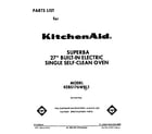 KitchenAid KEBS176WBL1 front cover diagram