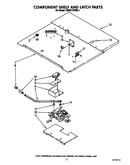 Component shelf and latch