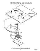 Component shelf and latch