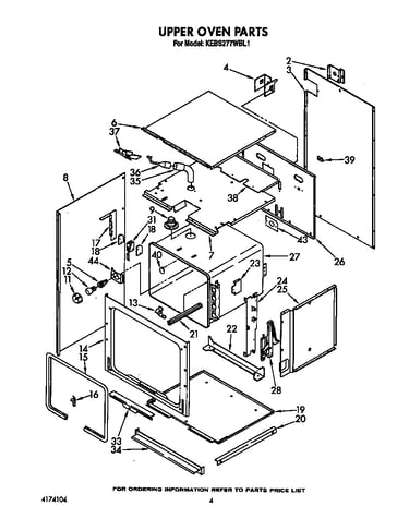 Upper oven