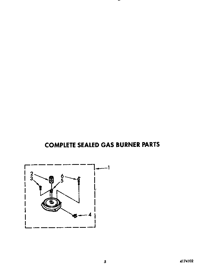 Complete sealed gas burner