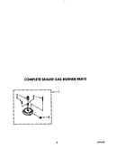 Complete sealed gas burner
