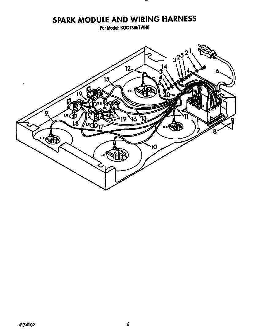 Spark module and wiring harness