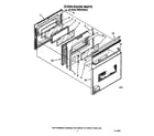 KitchenAid KEDS100VWH2 oven door diagram