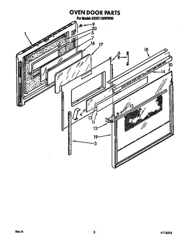 Oven door