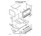KitchenAid KEMI300VBL3 microwave cabinet diagram