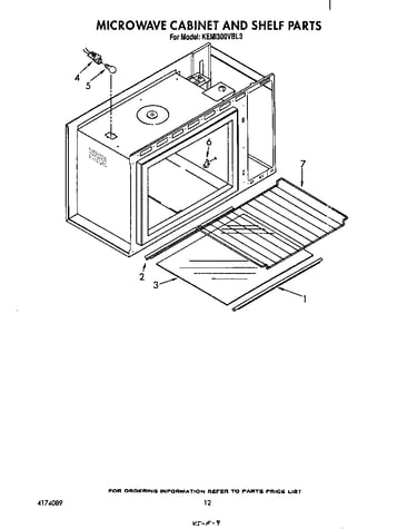 Microwave cabinet and shelf