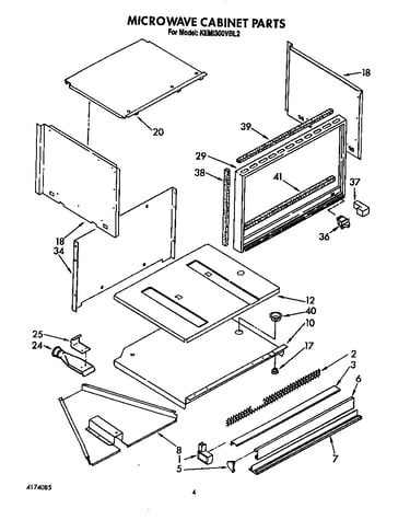 Microwave cabinet