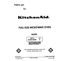 KitchenAid KCMS132SBL6 front cover diagram