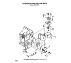 KitchenAid KCMS132SBL6 magnetron and air flow diagram