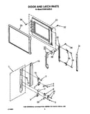 Door and latch