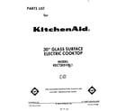 KitchenAid KECT305VWH1 cover page diagram