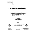 KitchenAid KHMC106WBL0 front cover diagram