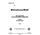 KitchenAid KECT305VWH0 cover page diagram