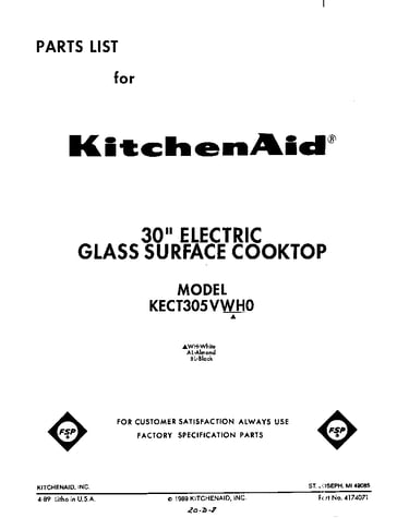 Cover page